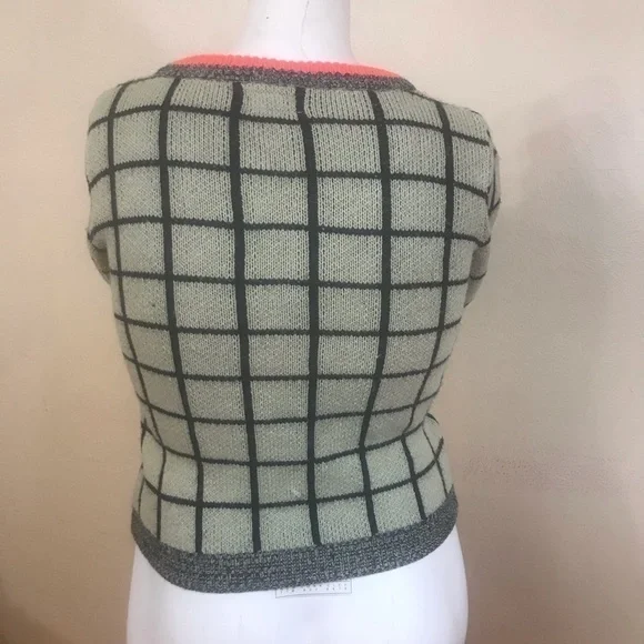 S Cardi Grey/Green by Numph of Anthropologie GUC - Picture 2 of 4